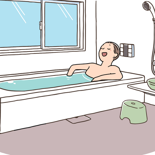 Recommendation to take a bath in the morning because of the hot weather